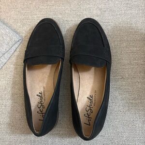 Life Stride Black Loafers